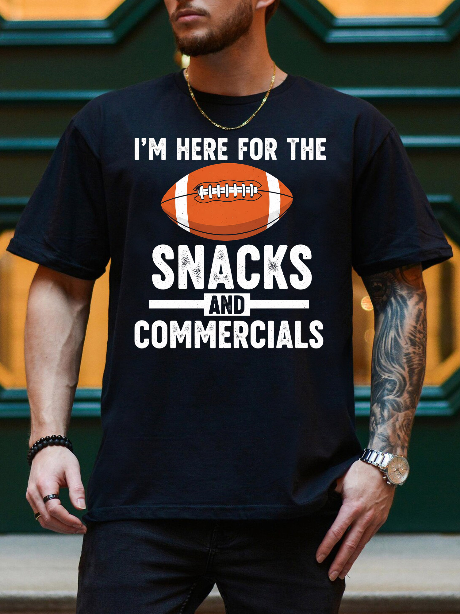 Commercial Printing And Graphics - Snacks And Commercials Men's Graphic Tee,
