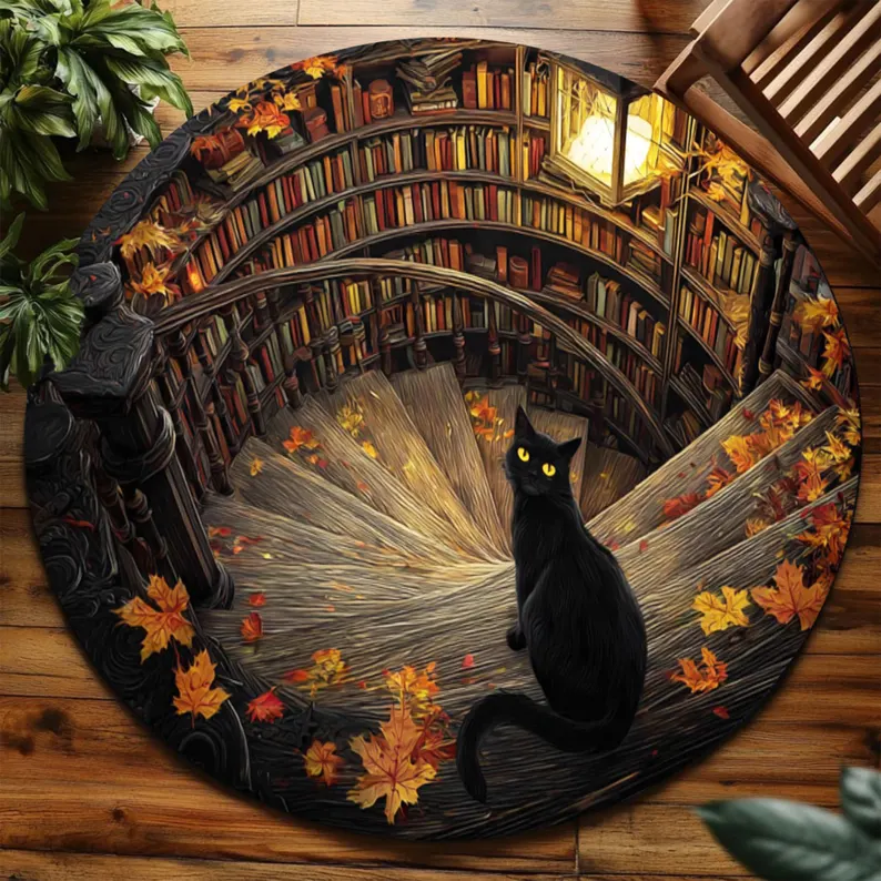 Commercial Printing Books - Printed Faux 3D Illusion Black Cat