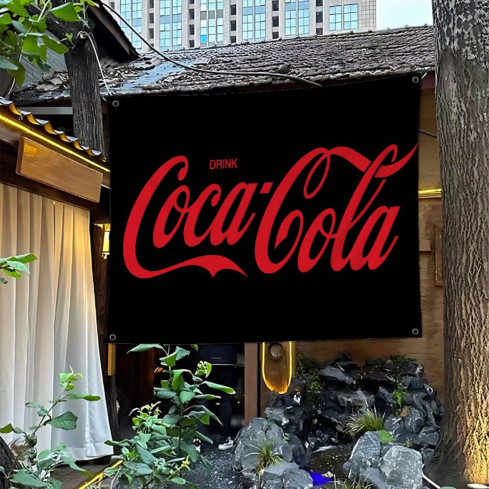 Commercial Printing Company - C-Coca-Cola Advanced Printing Commercial Advertising Flag