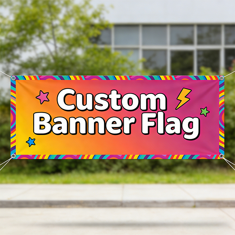 Custom Flag Banner Commercial  - Commercial Printing Shop recension och pris