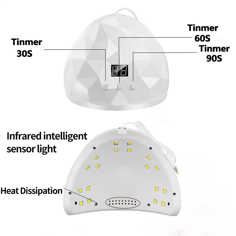LULAA 88W Nail Dryer Lamp UV L - Exposure Unit Uv recension och pris
