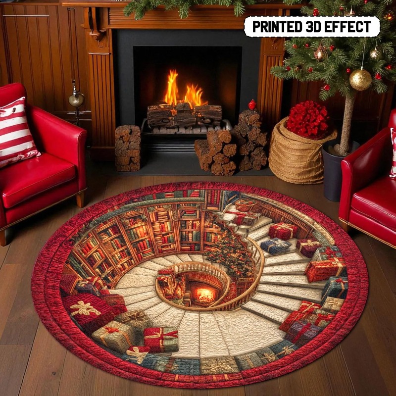 3D Book Library Christmas Carp - Commercial Printing Books recension och pris