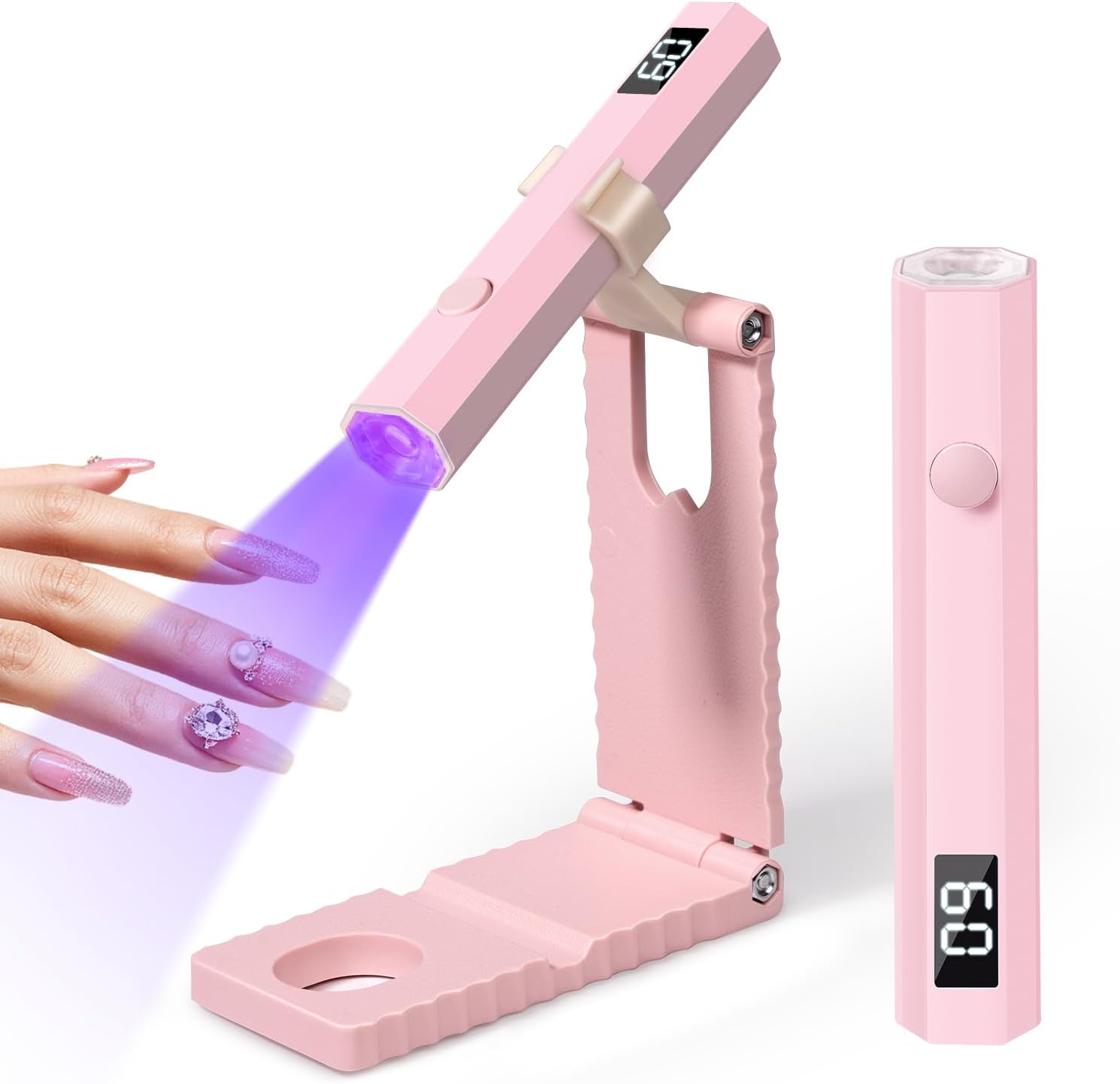 Cordless UV/LED Nail Lamp Set  - Exposure Unit Uv recension och pris