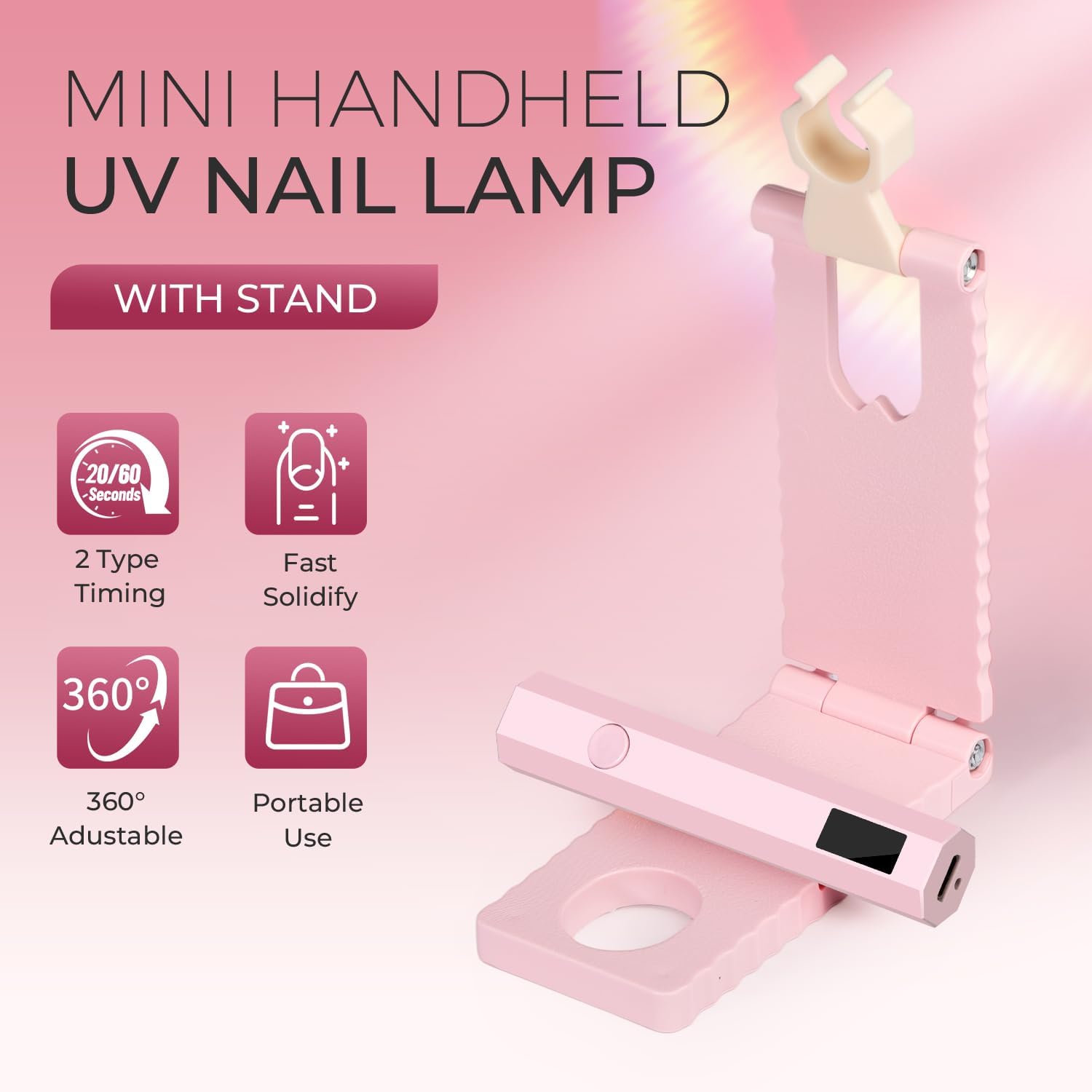Cordless UV/LED Nail Lamp Set  - Exposure Unit Uv recension och pris