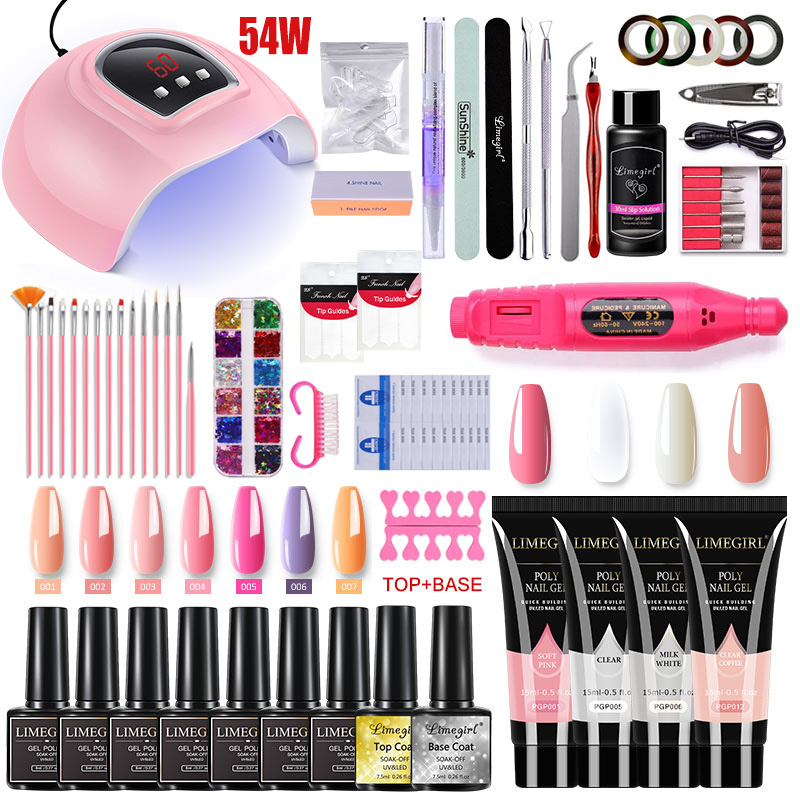 Nail Extension Kit Acrylic Gel - Exposure Unit Uv recension och pris