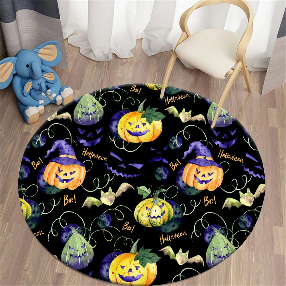 Halloween Round Carpet Magic P - Commercial Printing And Graphics recension och pris