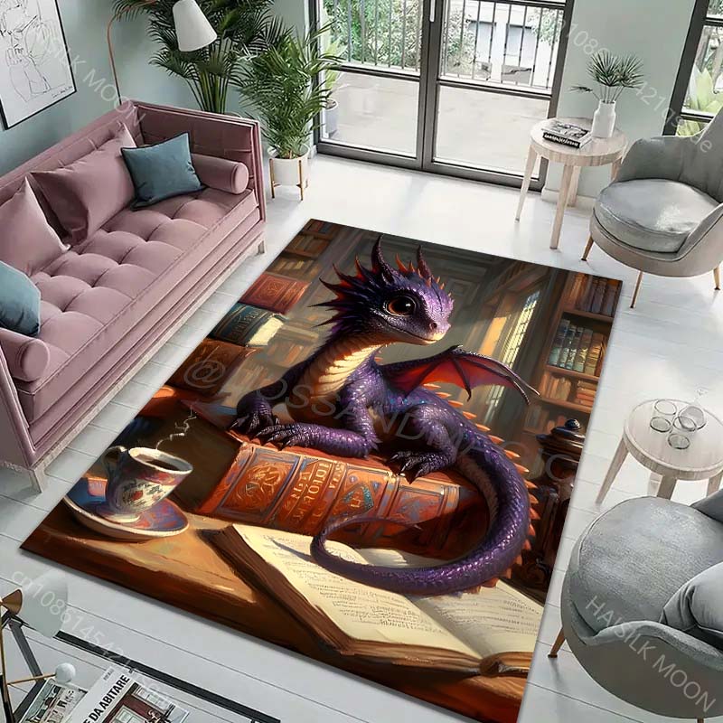 Magic Book Dragon Print Carpet - Commercial Printing Books recension och pris