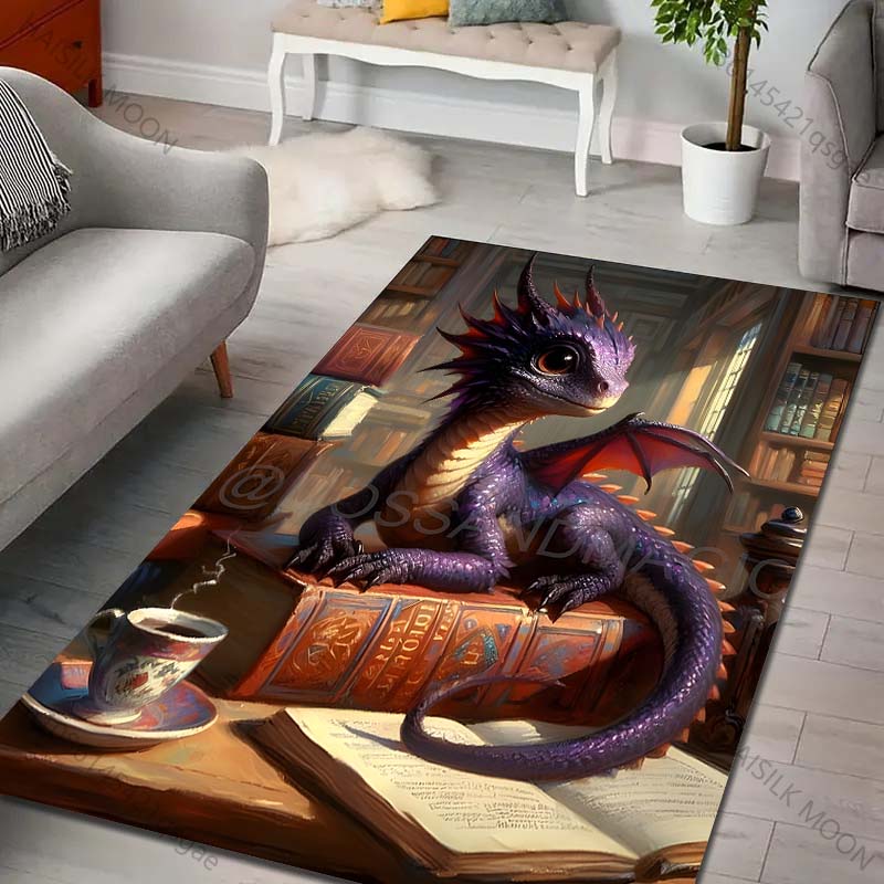 Magic Book Dragon Print Carpet - Commercial Printing Books recension och pris