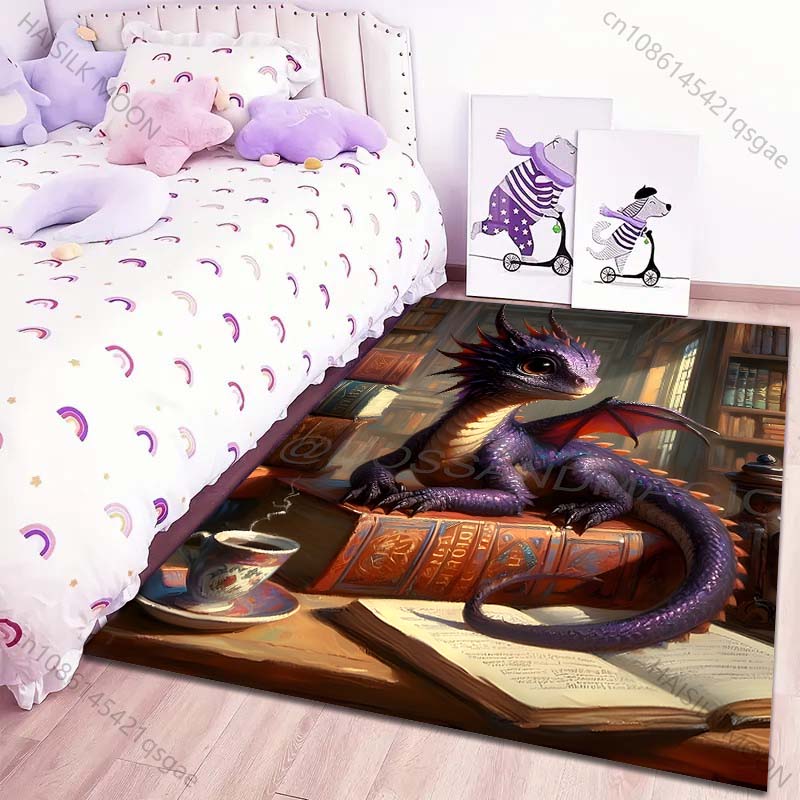 Magic Book Dragon Print Carpet - Commercial Printing Books recension och pris