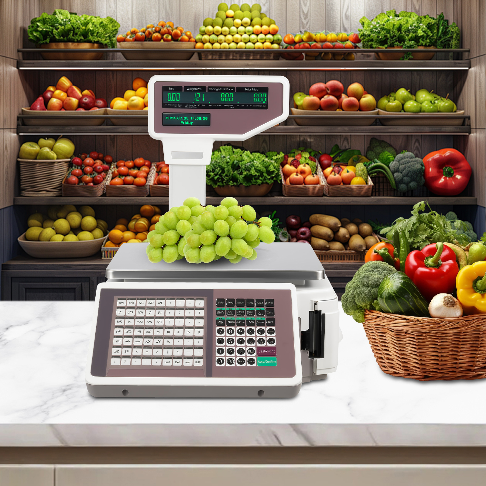 Label Printing Scale 30kg Comm - Commercial Printing Shop recension och pris