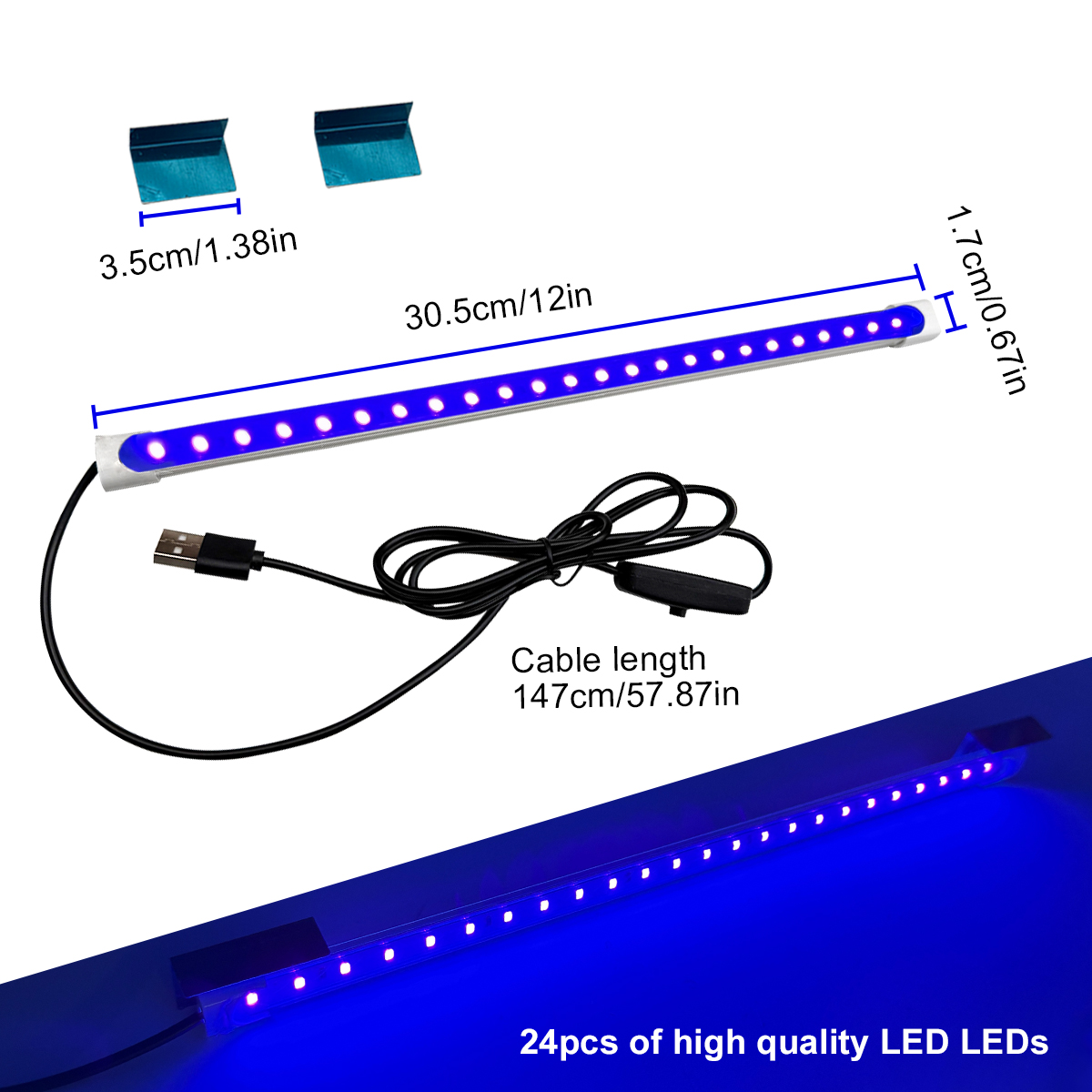 5V magnetic black light, 5W UV - Exposure Unit Uv recension och pris