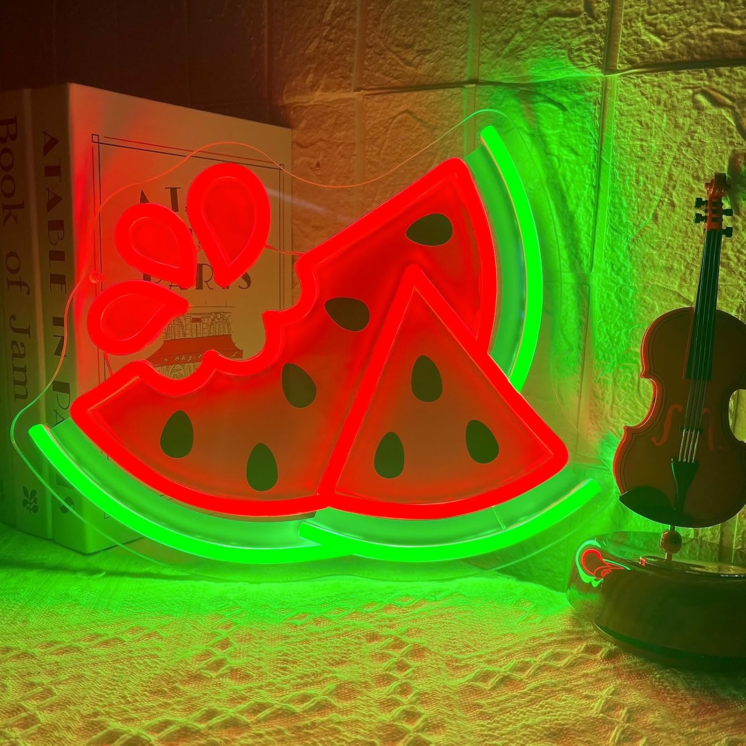 Watermelon Neon Sign UV Print  - Commercial Printing Shop recension och pris