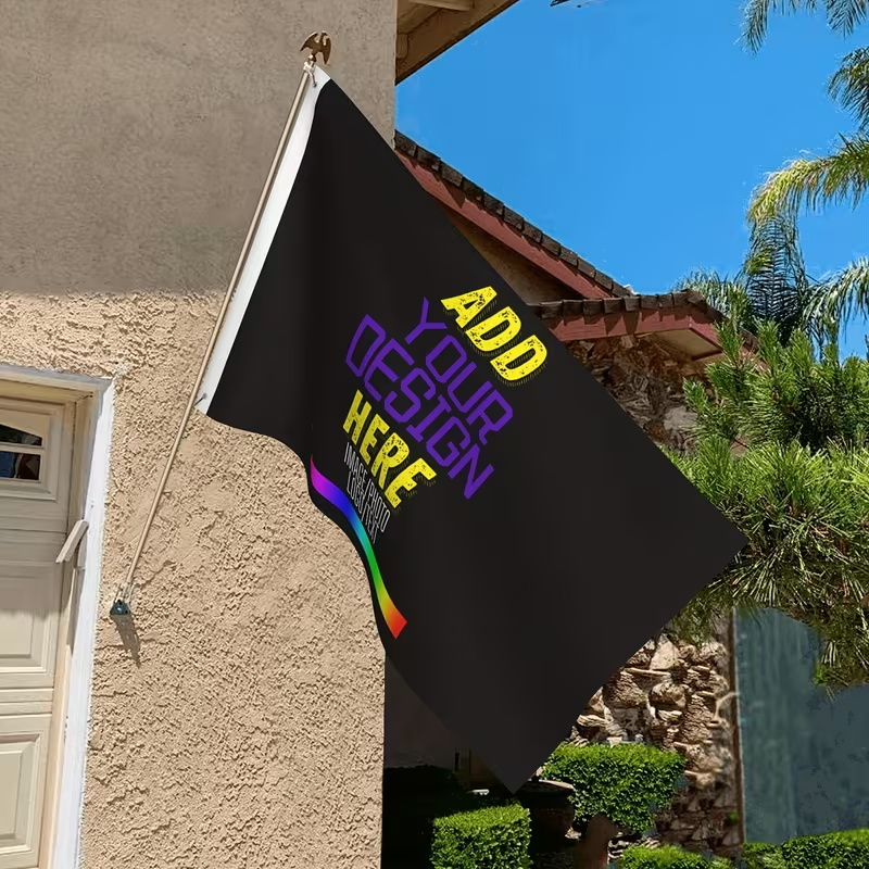 Custom Banner Flag Club Logo I - Commercial Printing Shop recension och pris