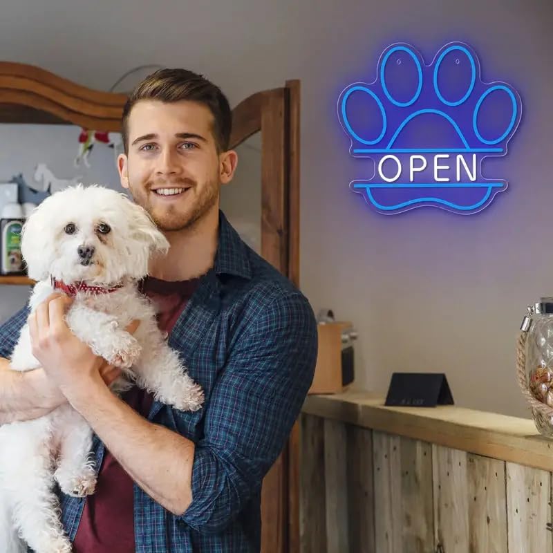 LED Neon Sign USB Dimmable Paw - Commercial Printing Shop recension och pris