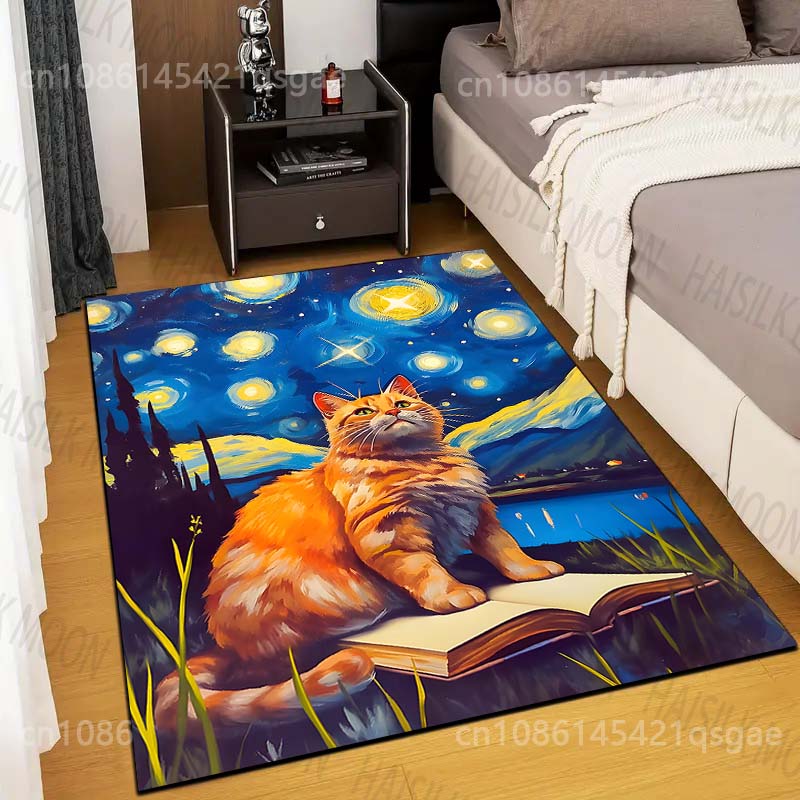 1PC Cat sitting on book under  - Commercial Printing Books recension och pris