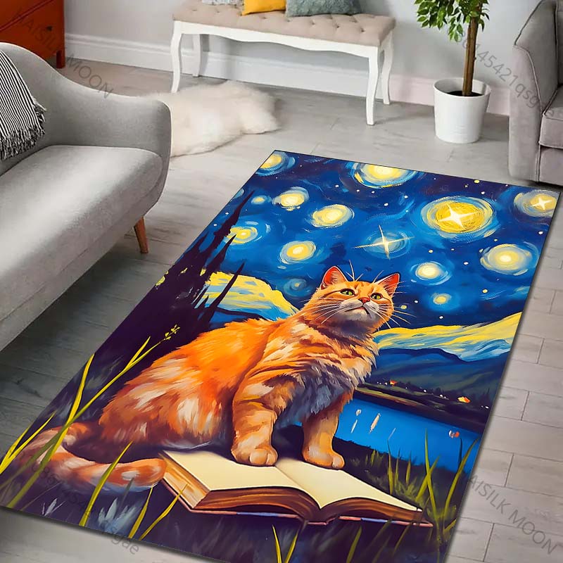 1PC Cat sitting on book under  - Commercial Printing Books recension och pris
