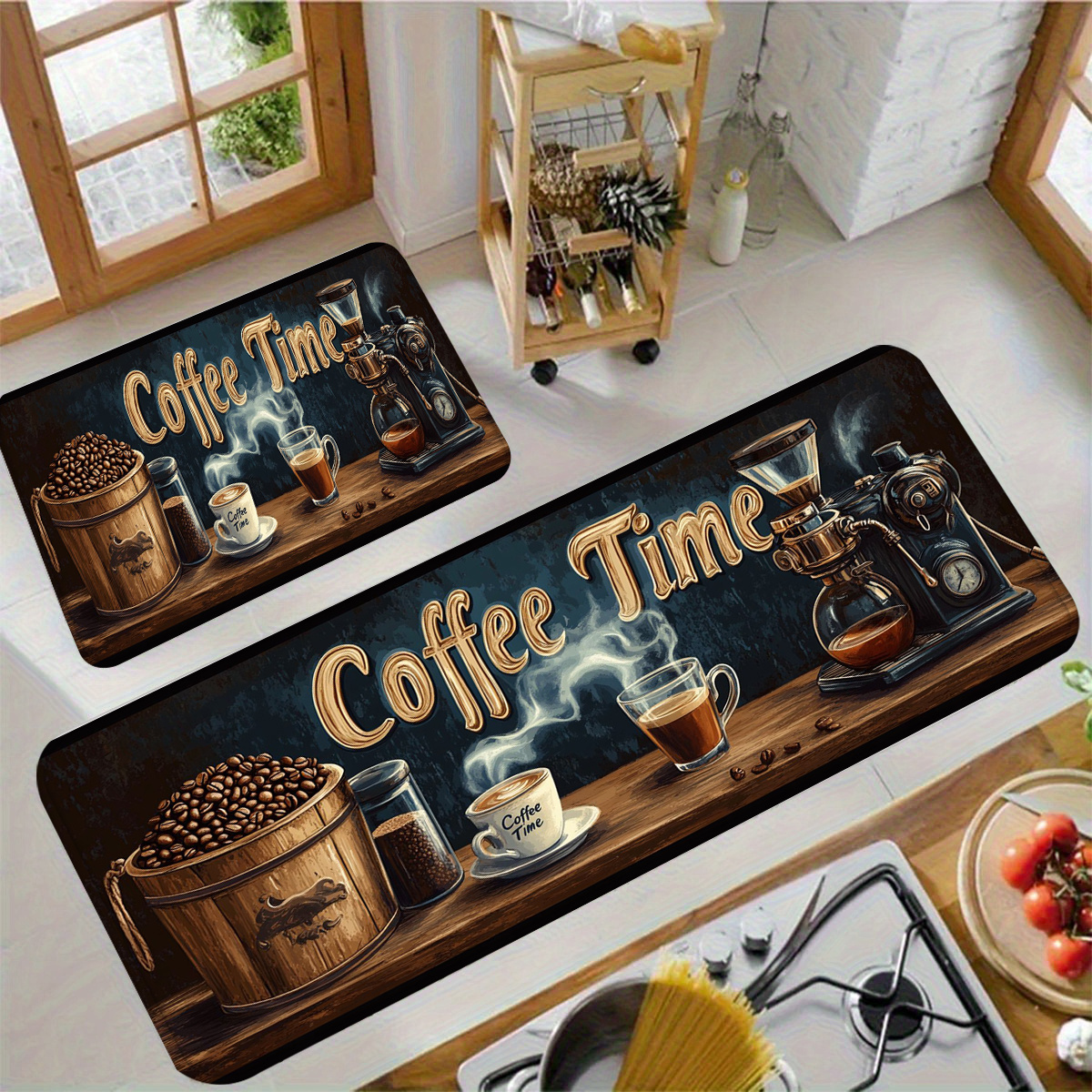 Coffee Cup Printed Long Carpet - Commercial Printing Shop recension och pris