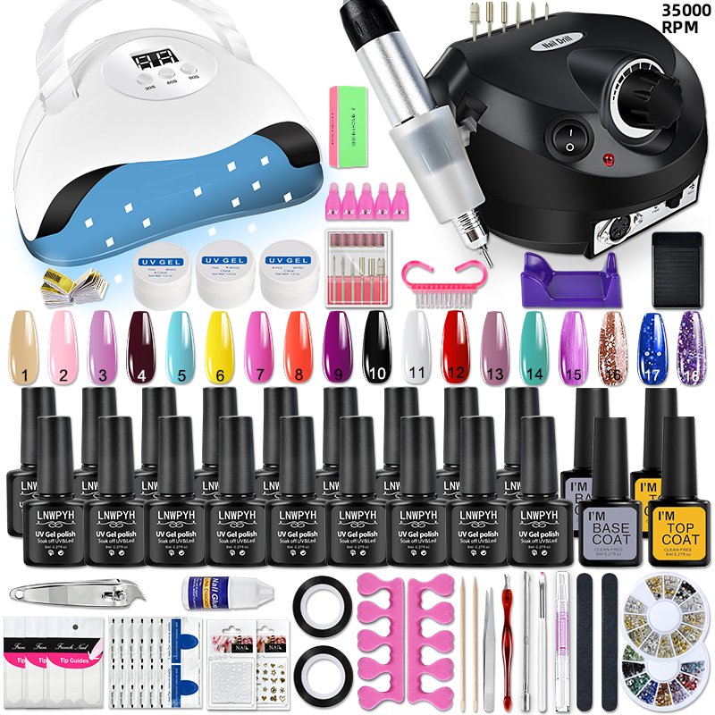 Professional Nail Gel Set, Man - Exposure Unit Uv recension och pris